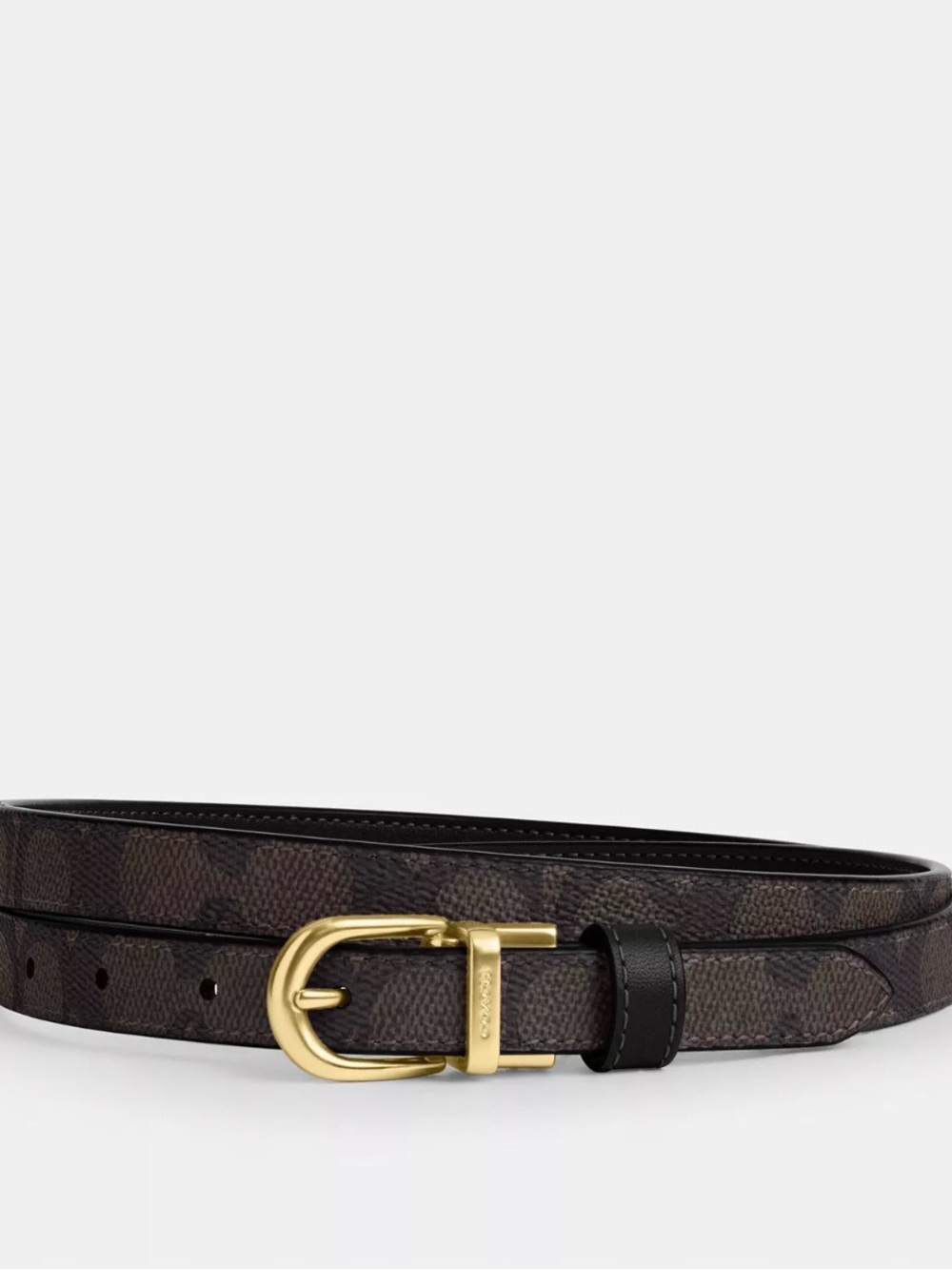 COACH Classic Buckle Cut-To-Size Reversible Belt 18mm – New With Tags